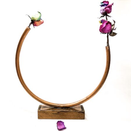 CIrcle Of Life Large Flower Vase - Energy Peaceful Spiritual Art - Junk In This Truck